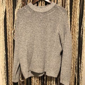 Grey American eagle crew sweater